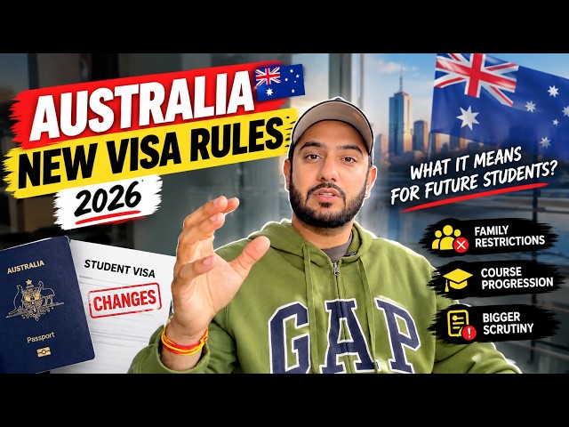 AUSTRALIA JUST CHANGED STUDENT VISA RULES 🇦🇺 | NEW IMMIGRATION CHANGES 2026