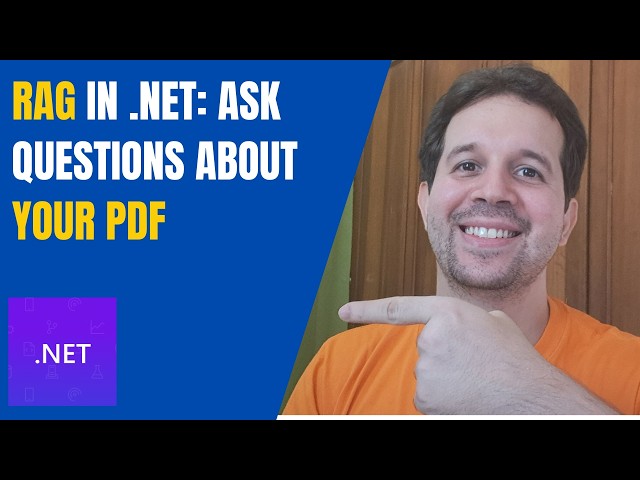 Build a RAG App with PDFs in ASP.NET Core MVC