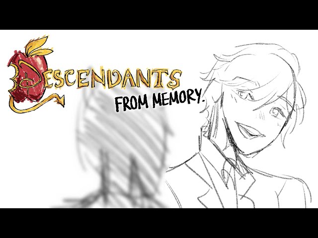 DISNEY DESCENDANTS FROM MEMORY ANIMATIC