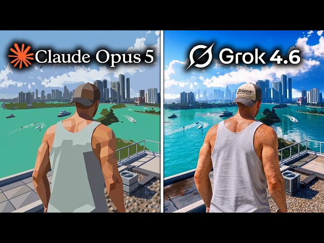 Claude vs Grok Make GTA 6 From Scratch