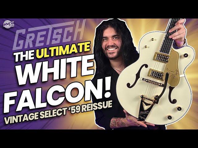 1959 'White Falcon' REISSUED! - The Gretsch G6136T-59 White Falcon Is As Awesome As It Is Beautiful!