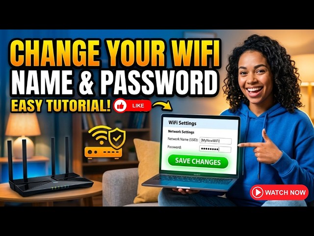 How to Change Your WiFi Name and Password