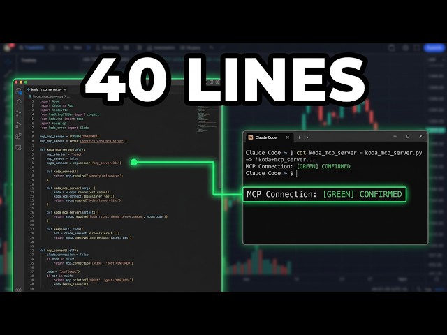Building a Python MCP Server for My Real AI Market Agent — 40 Lines