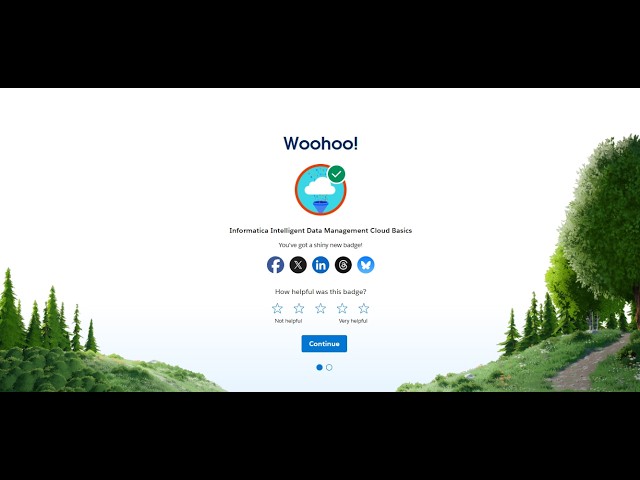 Informatica Intelligent Data Management Cloud Basics in Salesforce Trailhead 2026!