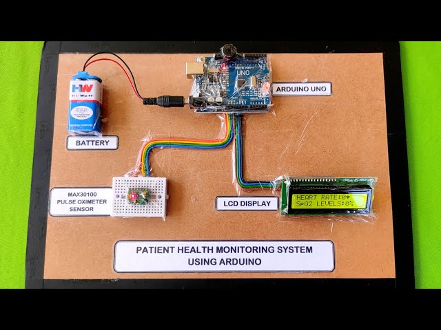 Patient health monitoring system using Arduino kit