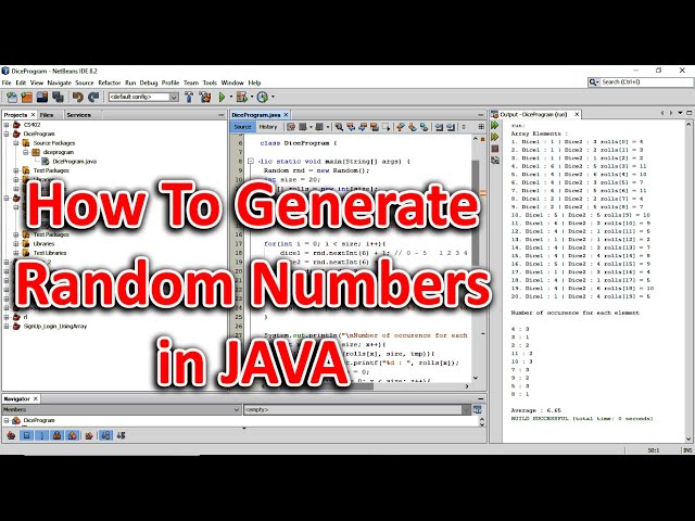 How To Generate Random Numbers in JAVA
