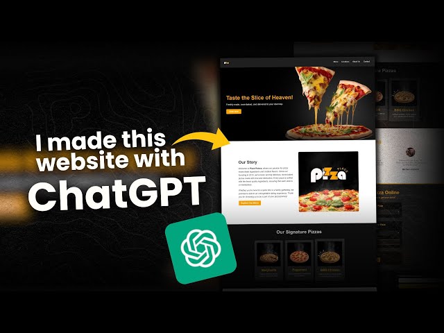 How To Code An Entire Website Using ChatGPT (No Coding Experience)