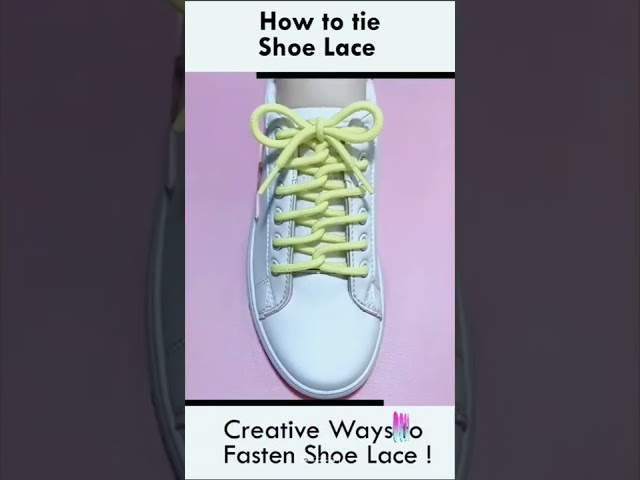 tutorial pasang tali sepatu keren & unik  | simak Vidio nya sampe habis ya .