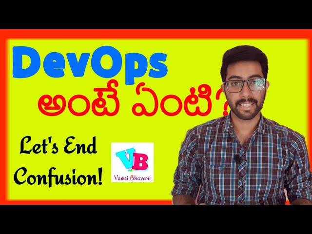 Devops in telugu | Devops అంటే ఏంటి | Vamsi Bhavani