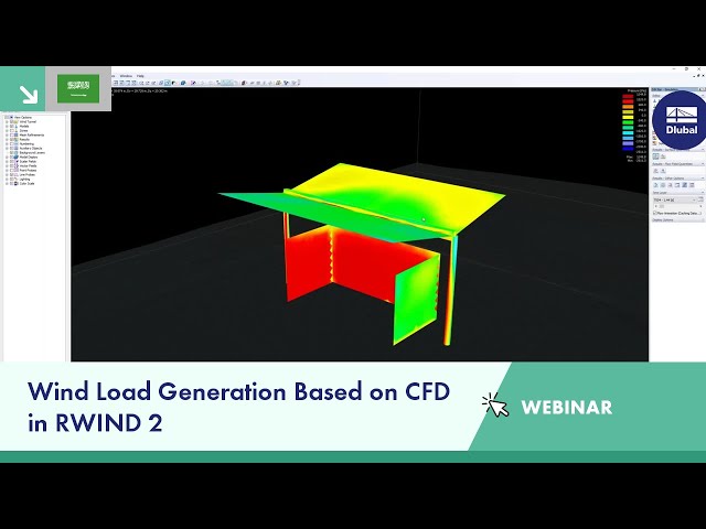 توليد أحمال الرياح في RWIND 2 استناداً لـ CFD