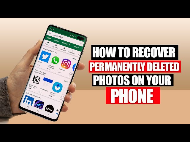 How to recover deleted photos from Android phones