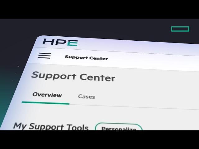 HPE Support Center: A Digital Support Experience Built for an AI World