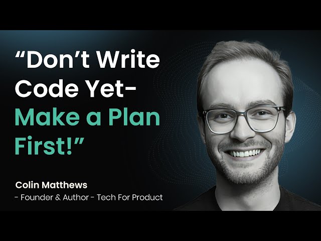 How AI Can Help You Build a Startup — Without Writing Code | Mr.colin matthews (Tech For Product)