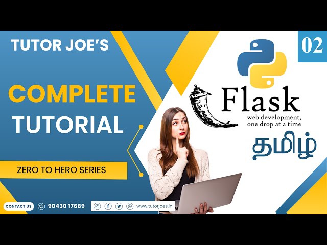 Complete Python Flask Tutorial in Tamil | Tutor Joes | Part 2