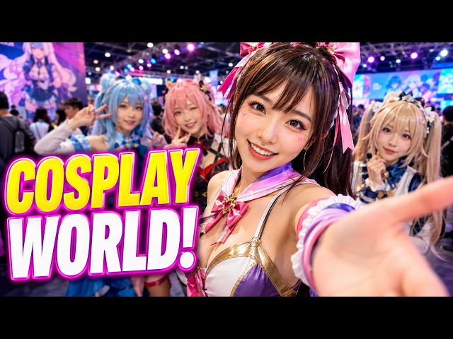 I Walked Into a Real Anime World | Cosplay Expo [8K VR180]