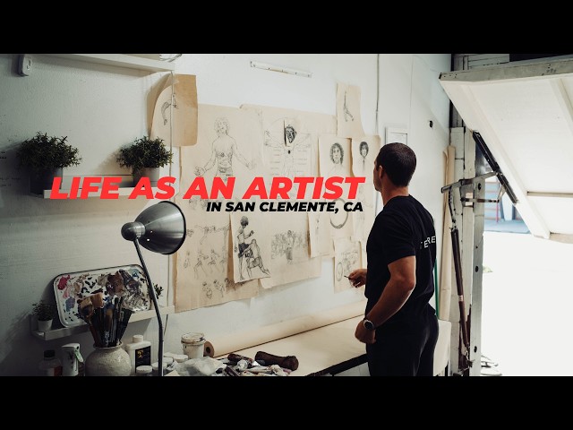 life as an artist in San Clemente, CA