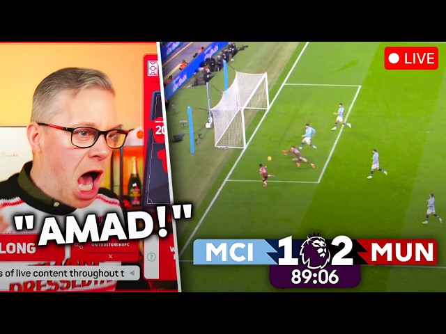 Manchester City vs Manchester United Watchalong Mark Goldbridge