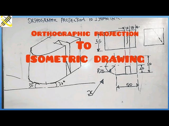 Isometric views in | Technical drawing | Engineering drawing