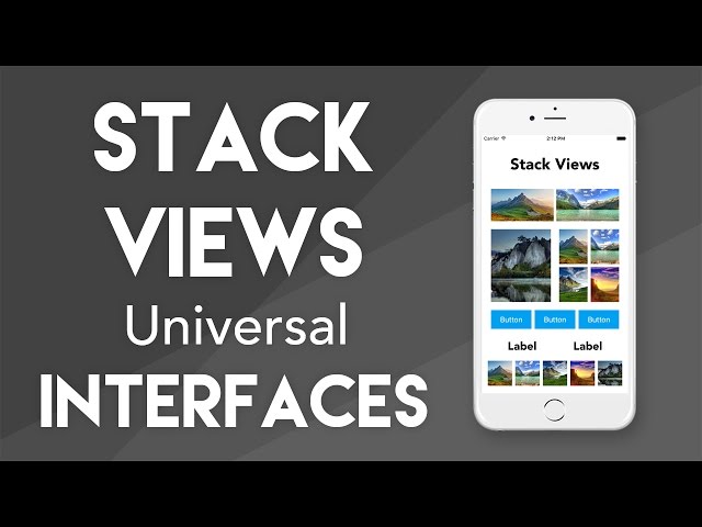 Stack Views | Universal Interfaces - iOS 10 Geeky Lemon Development
