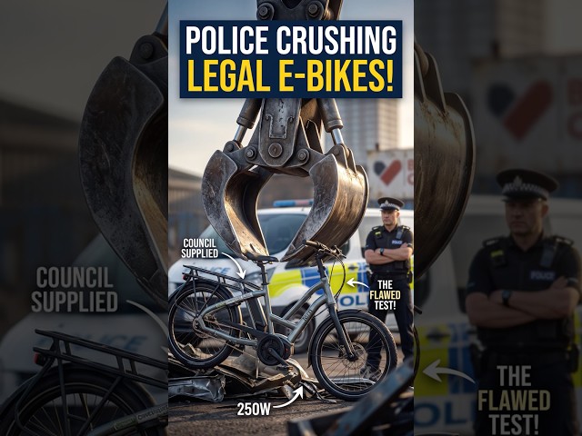 Why Police Are Crushing Legal E-Bikes! 🚴‍♂️💥