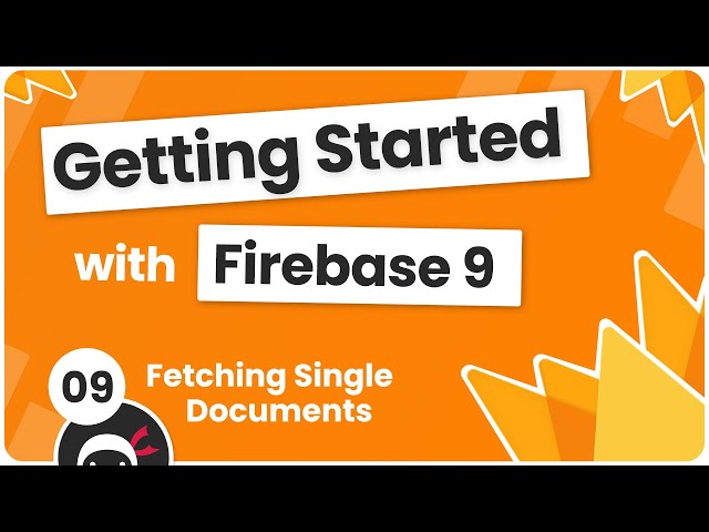 Getting Started with Firebase 9 #9 - Fetching a Single Document
