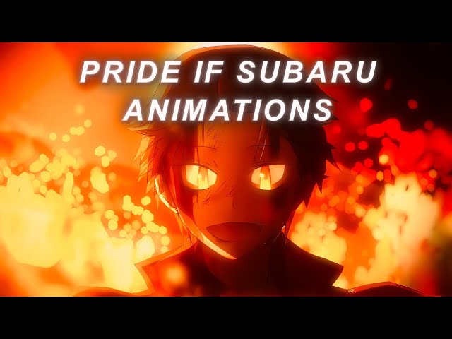 Pride IF Subaru Natsuki 4K Twixtor | Manga Animations | Re Zero