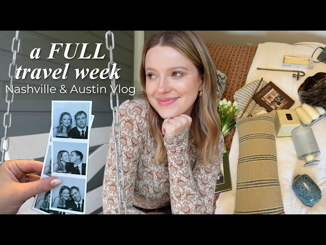 WEEK VLOG: come to Austin and Nashville with me (bachelorette, wedding, family time and MORE!)