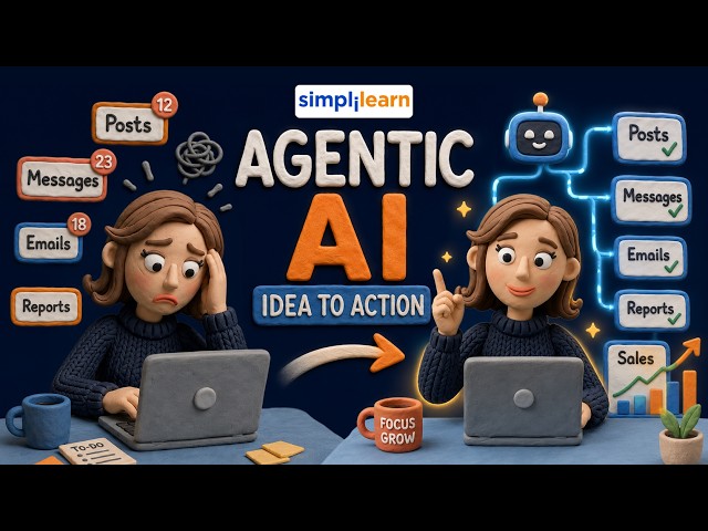 Agentic AI Explained In 8 Minutes | What Is Agentic Ai And How Does It Work? | 2026 | Simplilearn