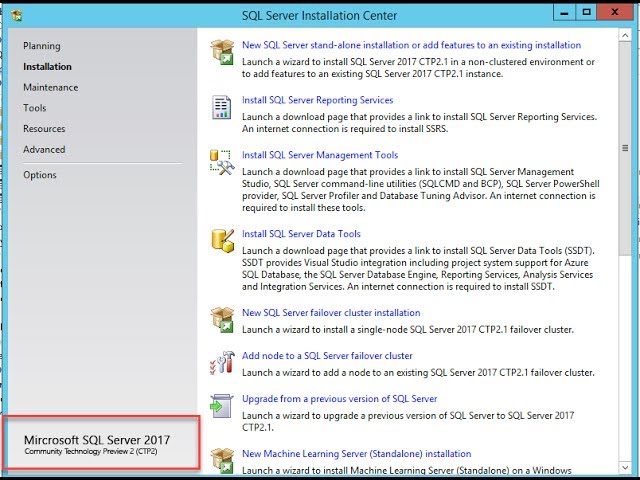 Installing SQL Server 2017 | A Quick Install