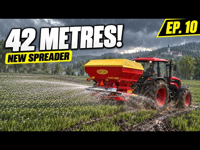 I BOUGHT A MASSIVE 42M FERTILIZER SPREADER! | Deutschland | FS25 Competitive MP | Episode 10