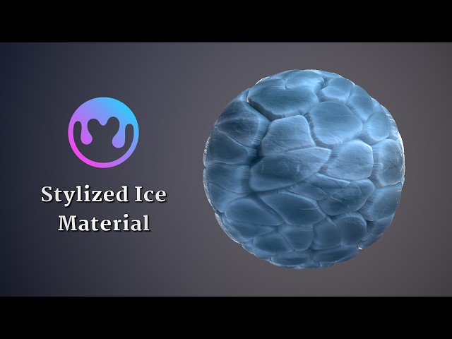 Material Maker - Stylized Ice Material