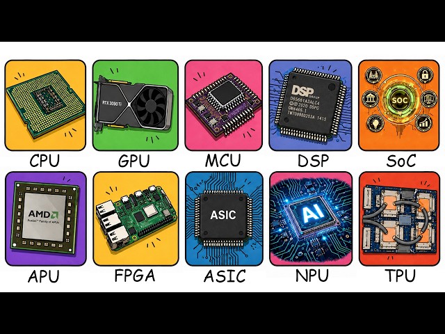 Every Type of Microprocessor Explained in 14 Minutes