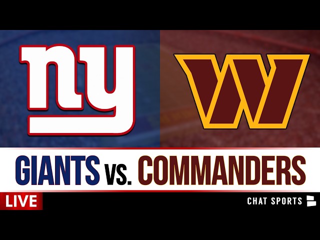 Giants vs. Commanders Live Streaming Free Play-By-Play, Highlights, Scoreboard | NFL Week 5