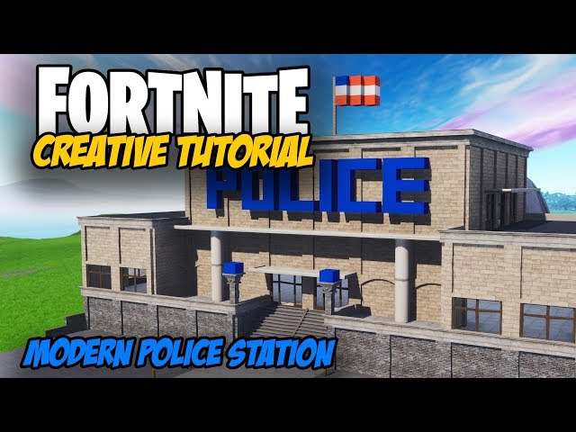 Fortnite Creative Tutorial: Police Station Build