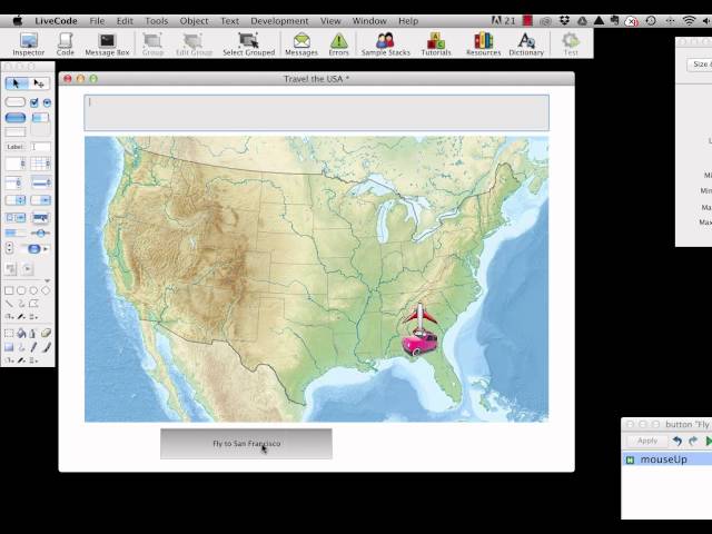 A LiveCode First Project: Travel the USA
