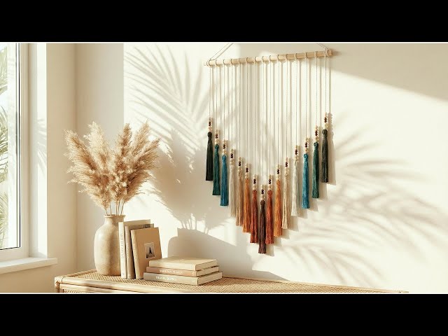 DIY Macrame Wall Hanging for Beginners (No Skills Needed!) ✨