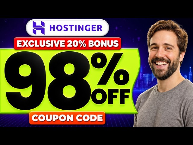 Hostinger Coupon Code 2026 | Hidden Extra 20% Discount Revealed | Hostinger Review