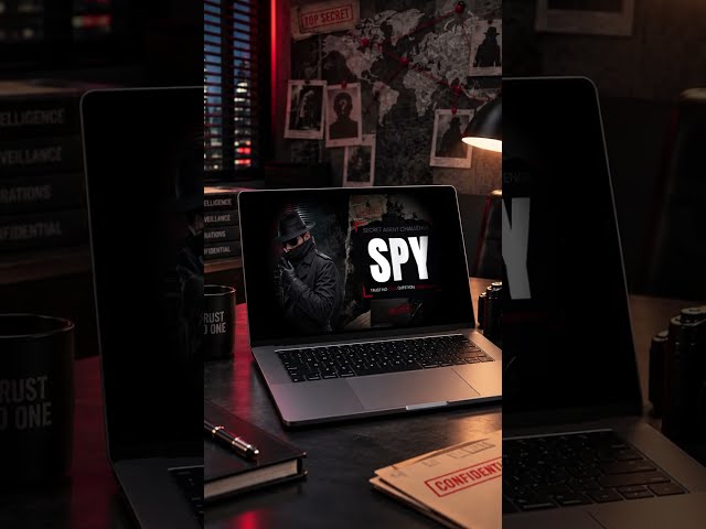 SPY Secret Agent Challenge PowerPoint | Interactive PPT