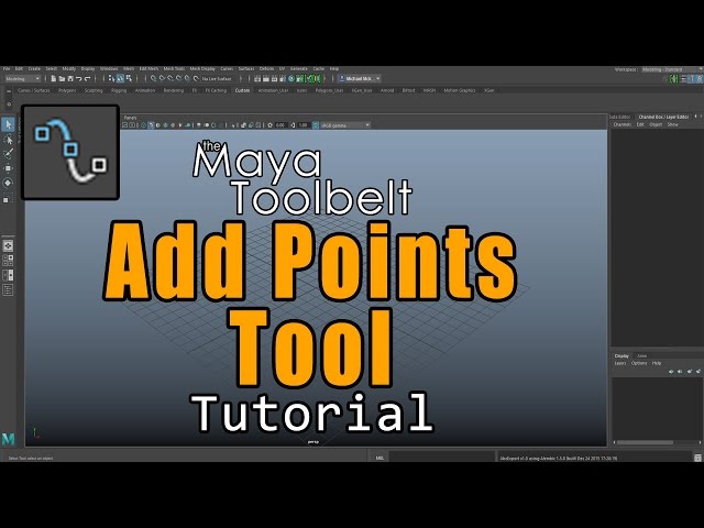 The Maya Toolbelt - Add Points Tool