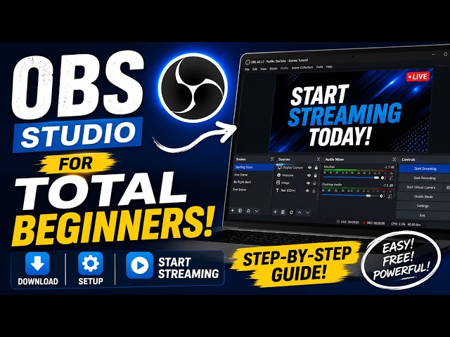 How to Use OBS Studio - Complete OBS Tutorial for Beginners (2025!)