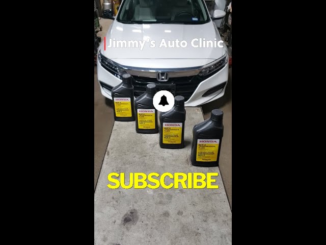 2018 Honda Accord | CVT Fluid Service | How To Drain & Fill Your CVT Properly | Short