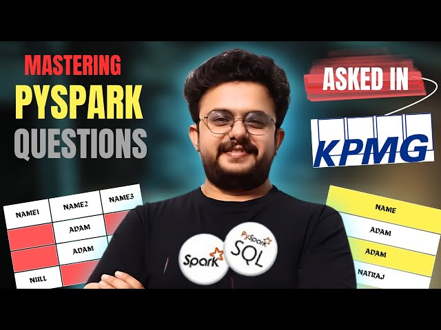 KPMG Pyspark Interview Question | BIG 4 | Coalesce| Deepankar Pathak