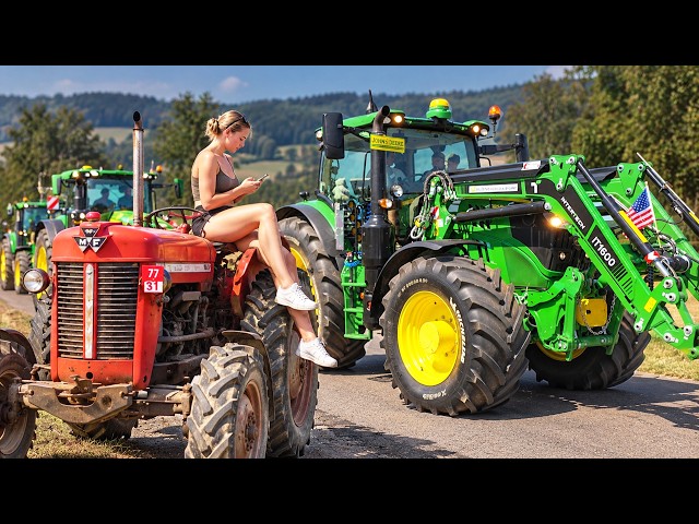 🚜😍 Amazing Tractor Parade 2026! Giant John Deere, Zetor & Classic Tractors
