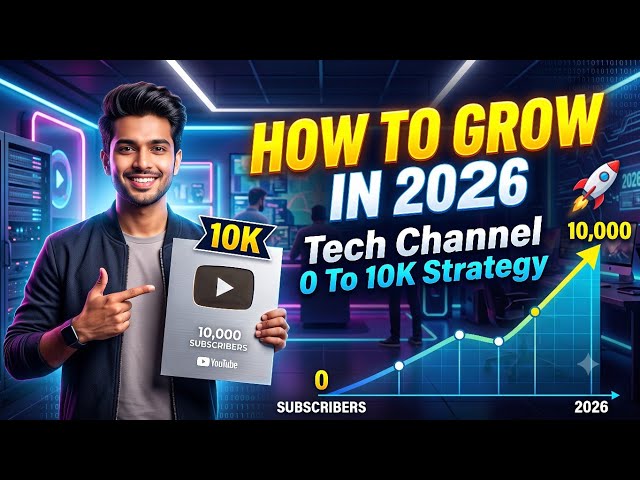 How to Grow in 2026 Tech channel | How to grow on youtube| How to grow a youtube channel#tech #2026 