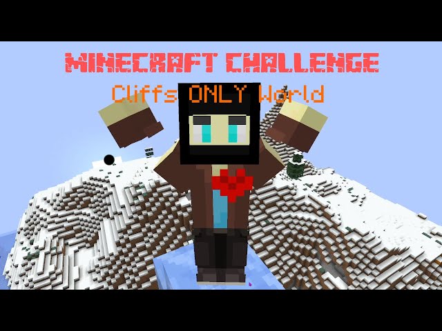 Minecraft, but the entire world is cliffs. - VR