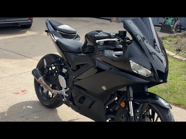 My first time riding my brand new 2023 Yamaha R3