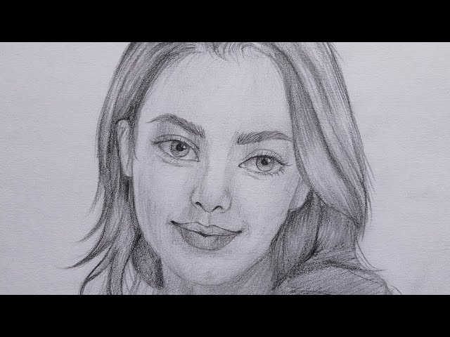 How To Draw a Girl's Face: a better way to portrait drawing using Loomis method
