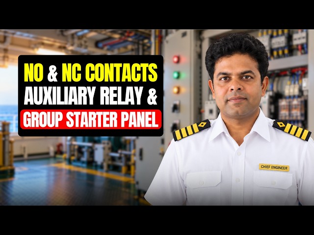 How NO & NC Contacts Work in a Group Starter Panel