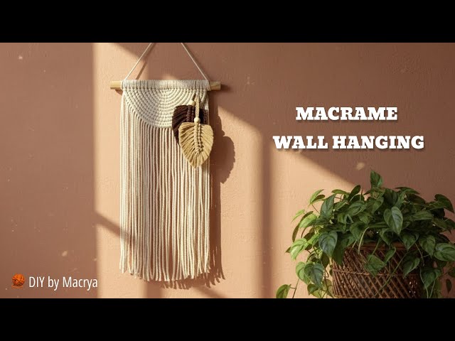 Macrame Wall Hanging Tutorial | Simple Knots, Stunning Boho Art