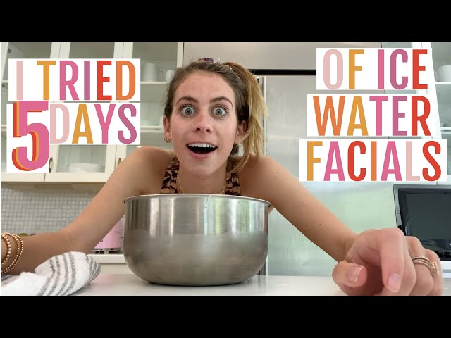 5 Days of Trying Ice Facials: Benefits and Before/After |  Lucie Fink
